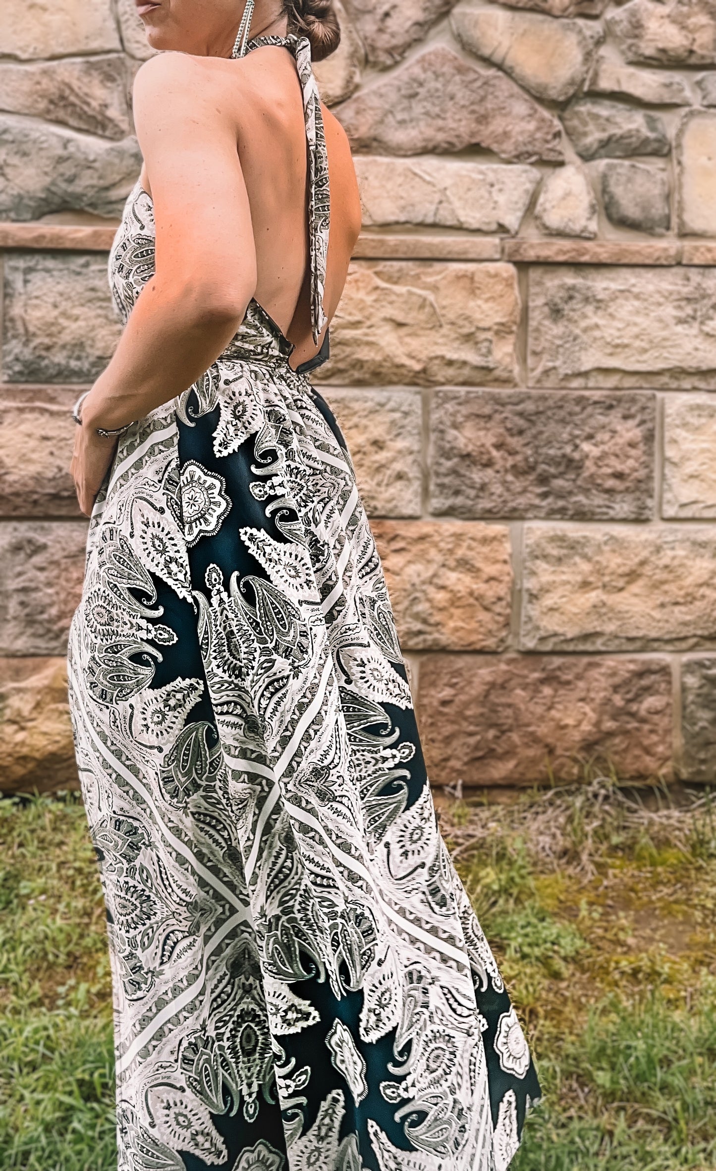 Paisley Halter Maxi