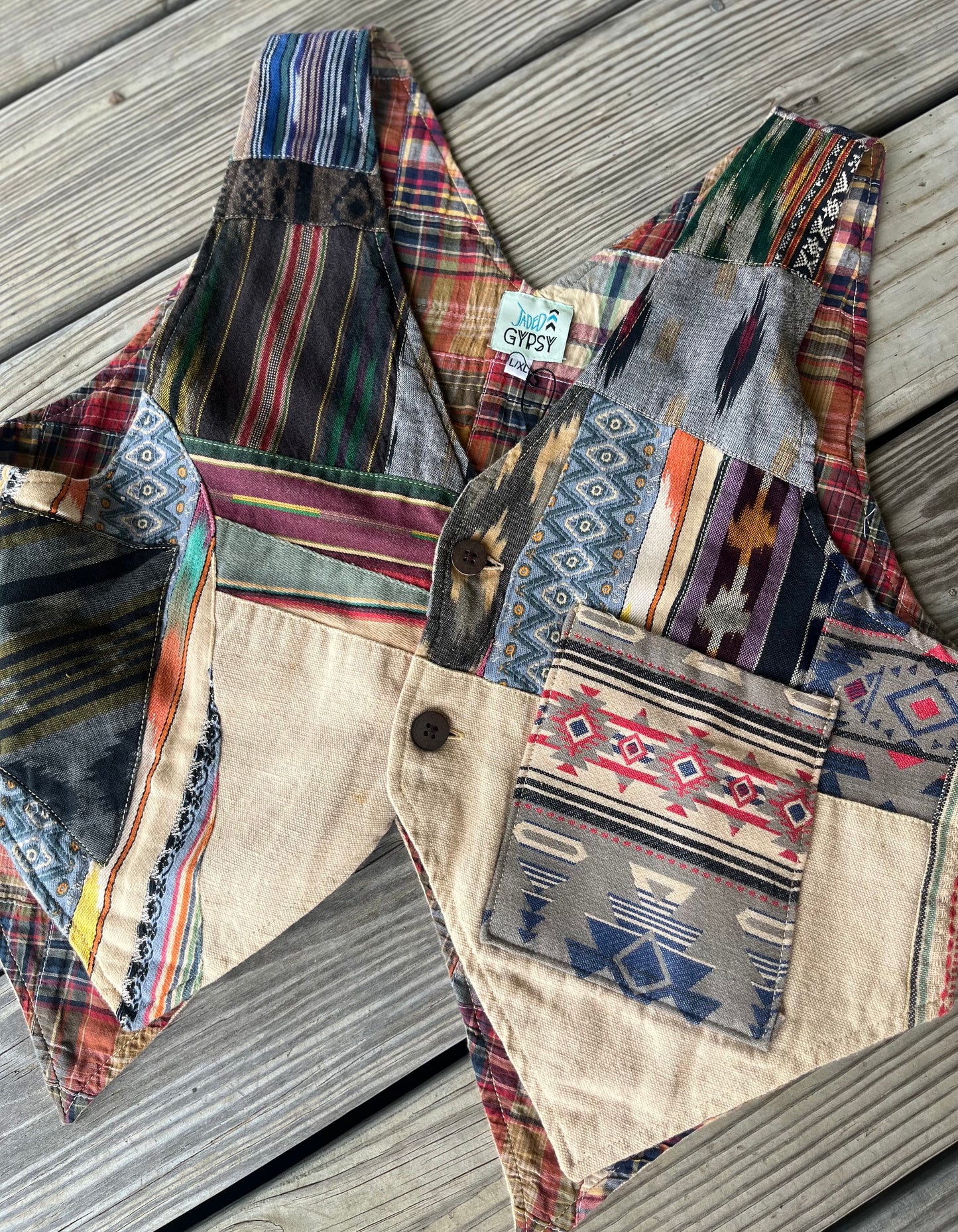 Jaded Gypsy Patchwork Vest