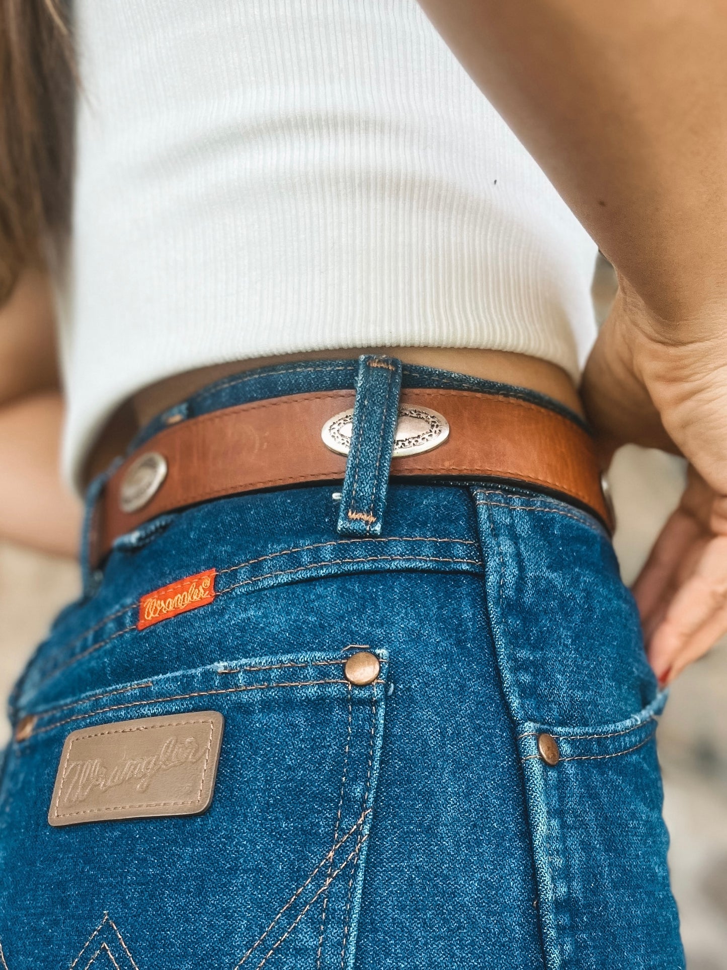 Oval Concho Belt