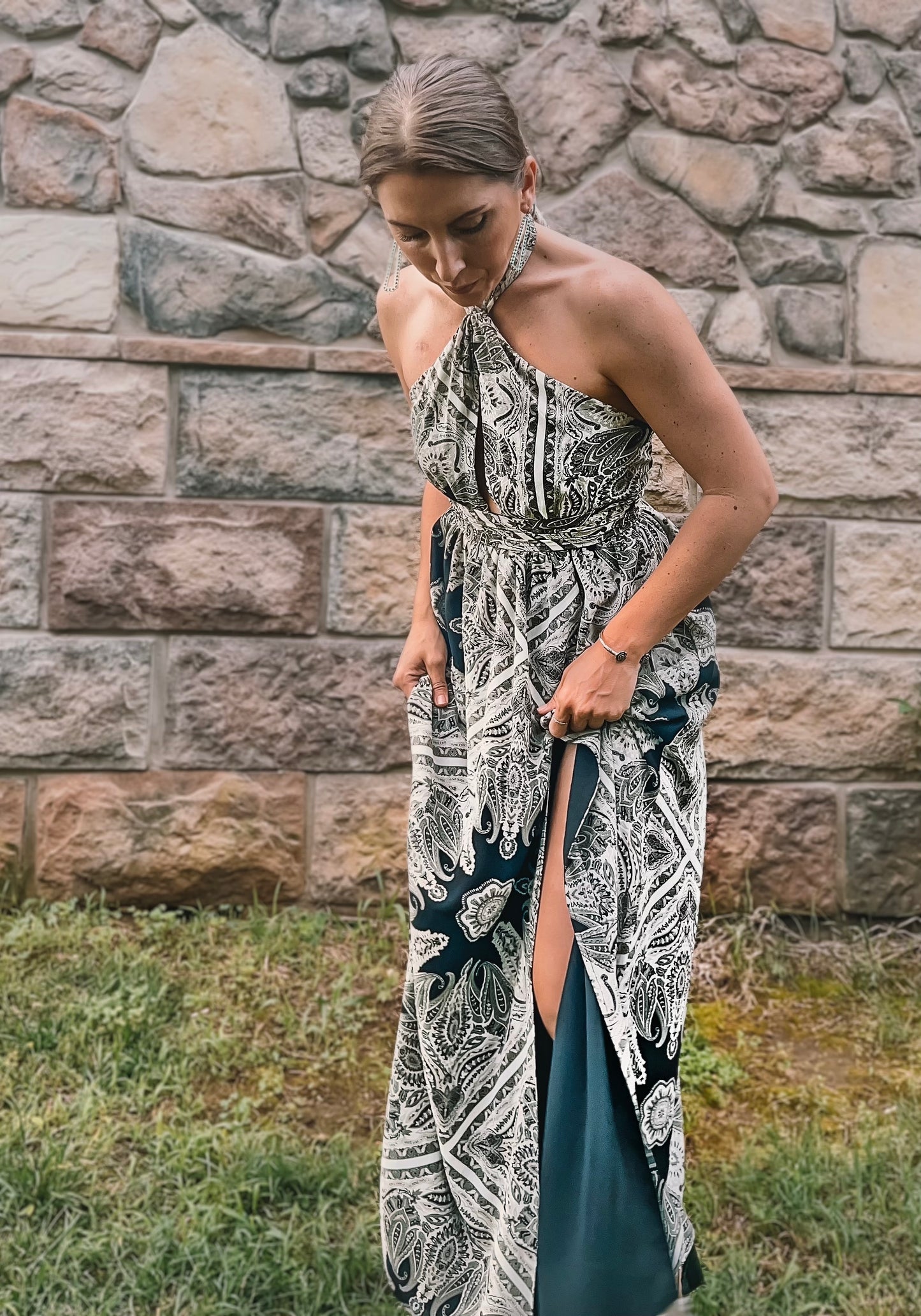 Paisley Halter Maxi
