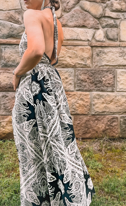 Paisley Halter Maxi