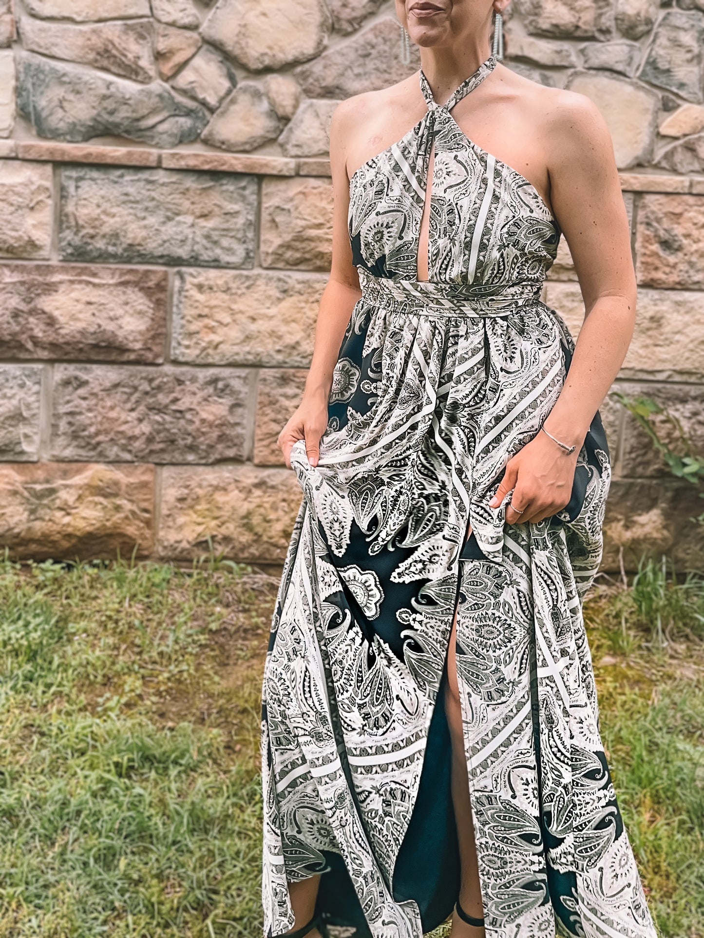 Paisley Halter Maxi