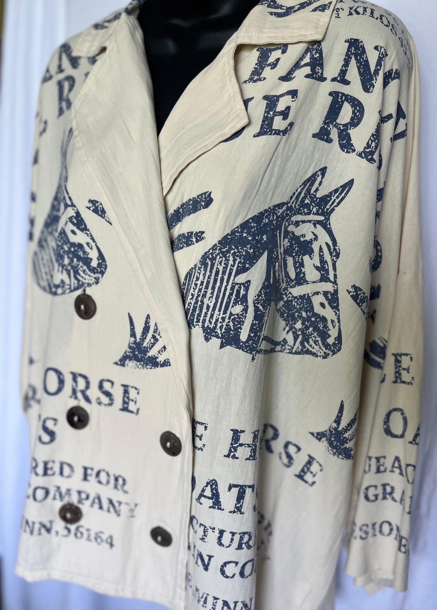 Jaded Gypsy Feed Sack Shacket