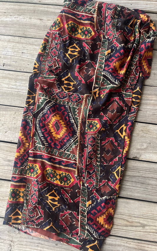 Vintage Cowgirl Wrap Skirt