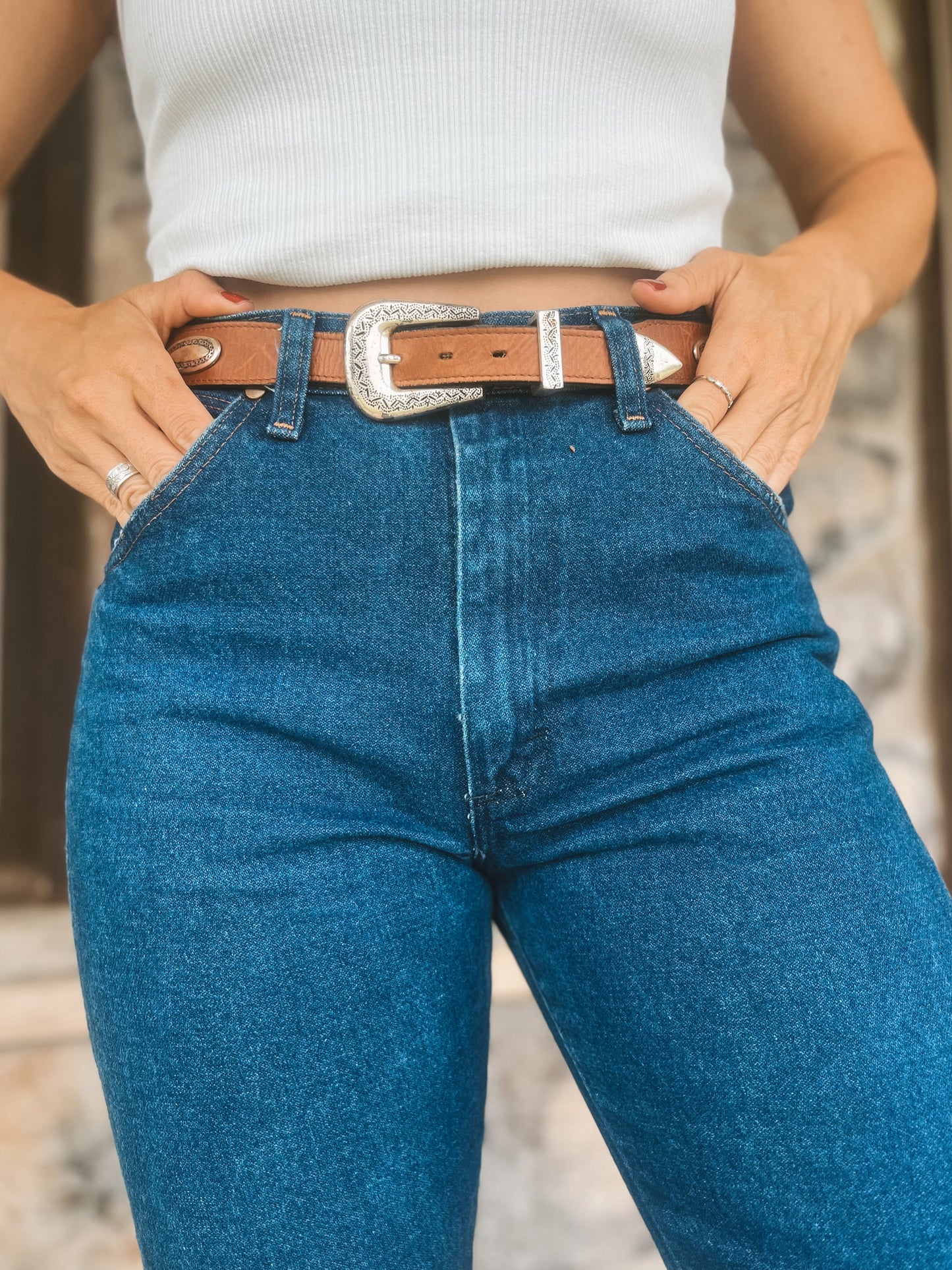 Oval Concho Belt