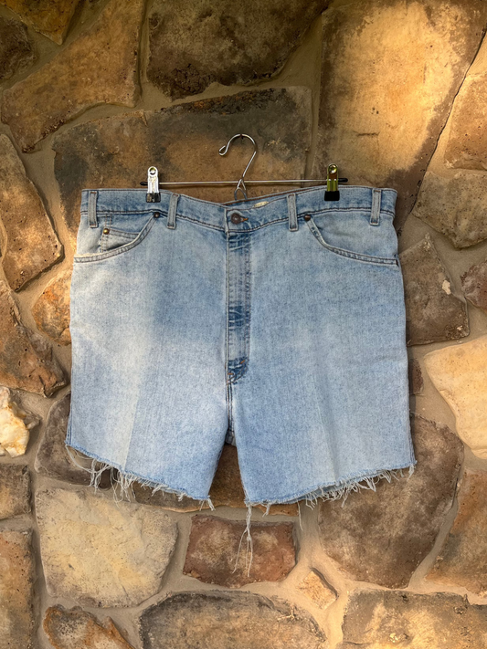 Levis Light Wash Cutoffs