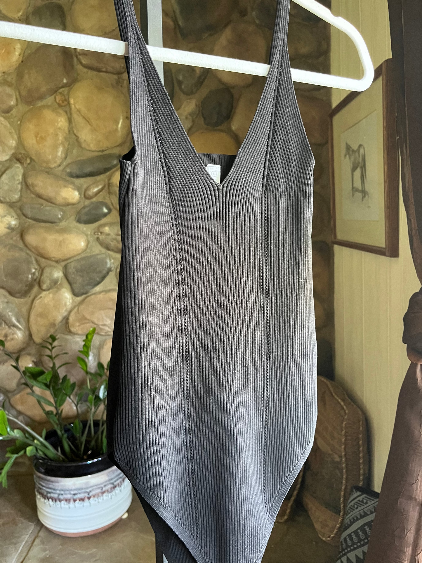 Ribbed Bodysuit